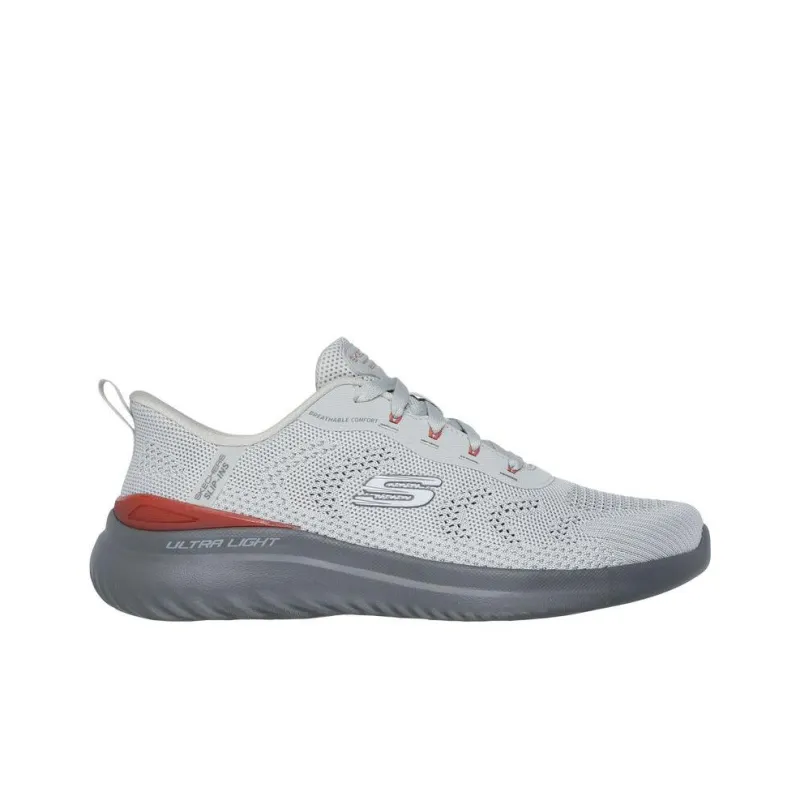 Skechers BOUNDER 2.0 Low Top Training Shoes Men's Gray-1