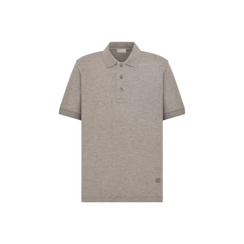 DIOR FW23 Polo Shirt Men's Gray-0