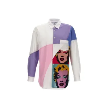 COMME DES GARCONS SHIRT Andy Warhol Printed Buttoned Shirt