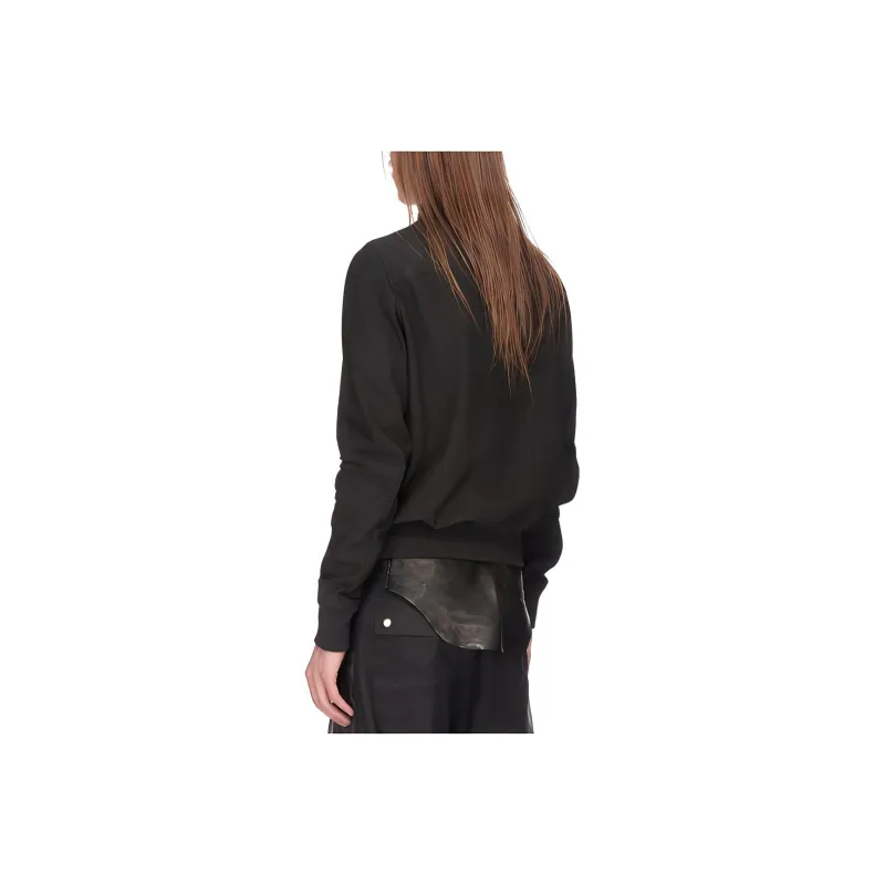 RICK OWENS Classic Flight Zip Up Bomber Jacket-2