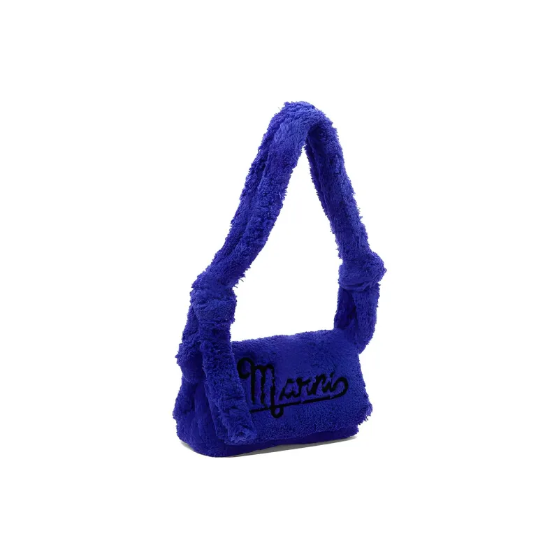 MARNI Polyester Shoulder Bag, Crossbody Bag Women's Blue-1