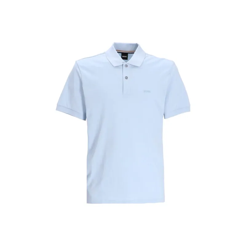 HUGO BOSS Embroidered logo Cotton Polo Shirt-0
