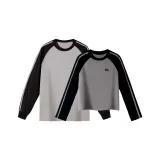2 Pack (Gray & Black & Women's Cropped Gray & Black)