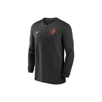 Nike Baltimore Orioles Authentic Collection Men's Nike Dri FIT Mlb 1/2 Zip Long Sleeve Top