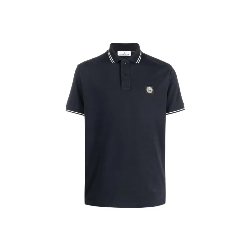 STONE ISLAND Polo Shirts Men Marine Blue-0