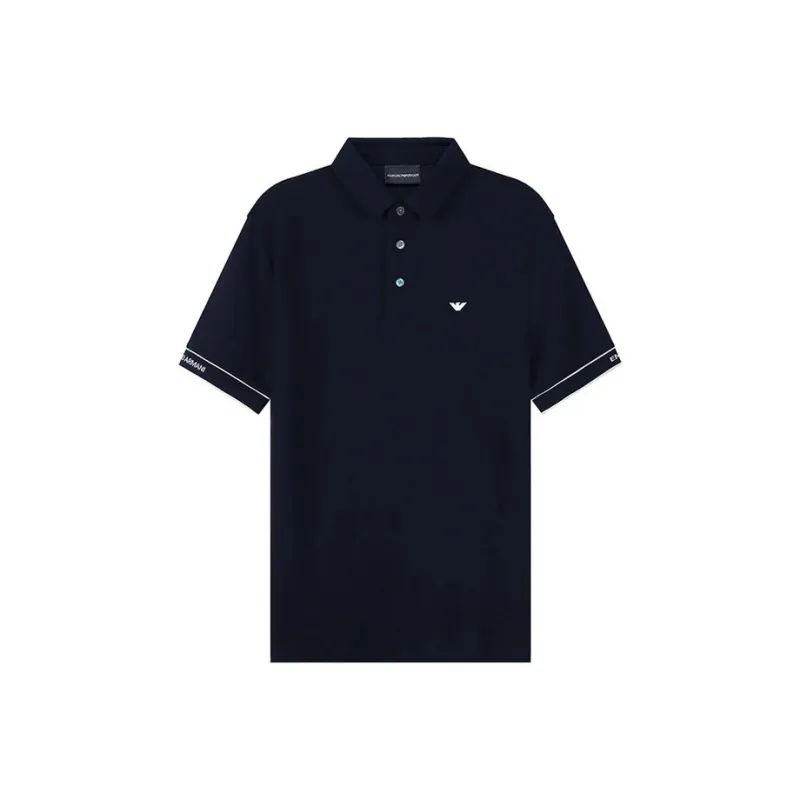 EMPORIO ARMANI Polo Shirts Men Navy-0