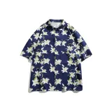 Dark Blue Floral
