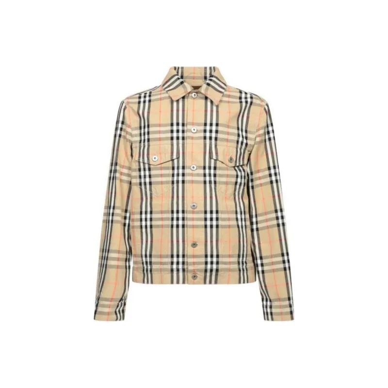 Burberry Embroidered Canvas Jacket-0