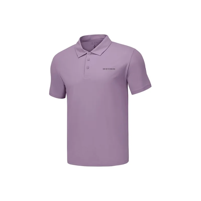 Skechers Polo Shirt Men's Ripe Grape Purple/02AA-0