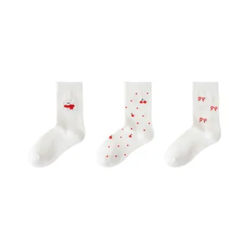 Cotton Gene Mid Calf Socks Women's Combo Set