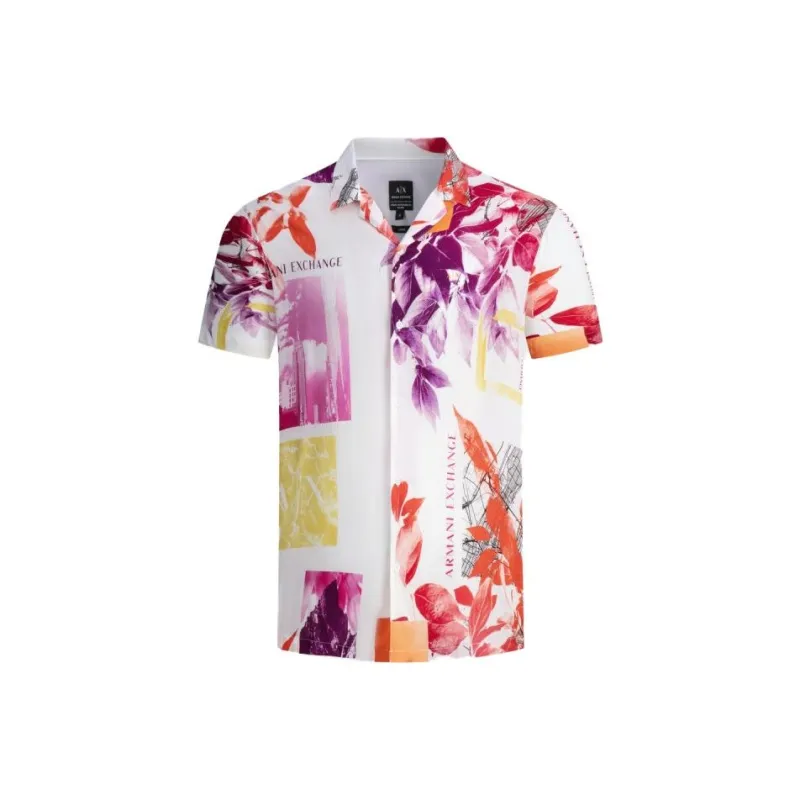 ARMANI EXCHANGE SS23 Shirt Men's Multicolor-0