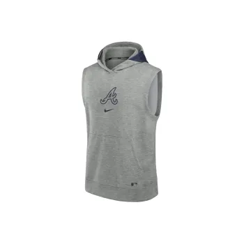 Nike MLB Collaboration Atlanta Braves Authentic Collection Early Work Sweatshirt Atlanta Braves Men's Gray