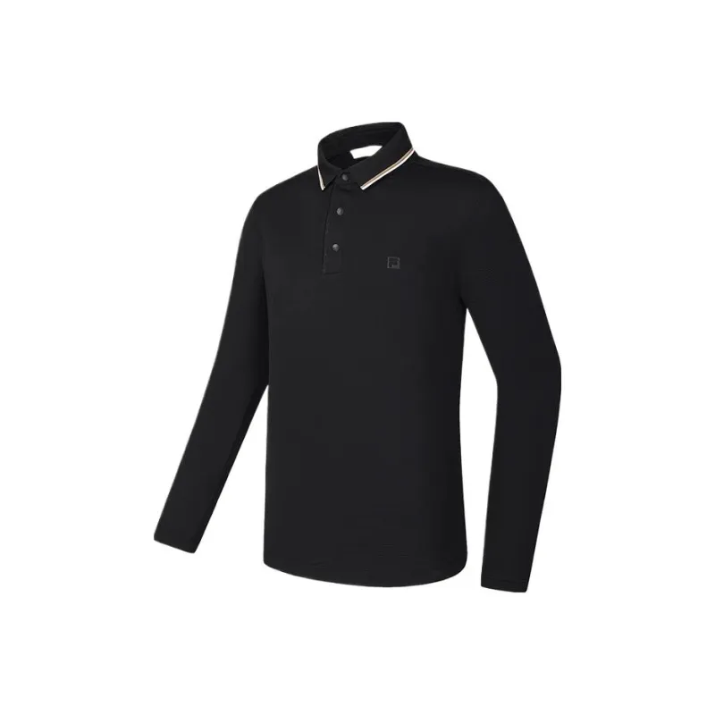 FILA Golf Series Polo Shirt Men's Pitch Black-0