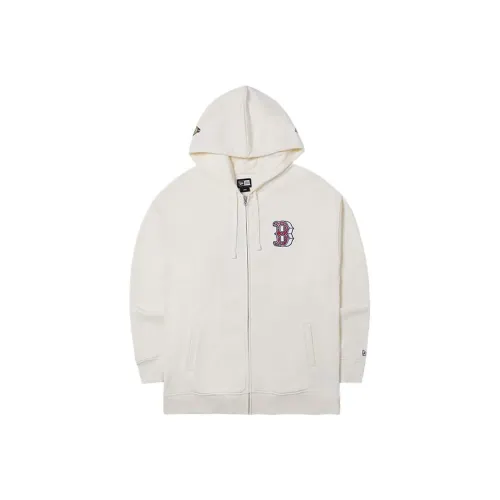 New Era x MLB SS24 Boston Red Sox Sweatshirt Unisex Ivory White