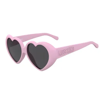 MOSCHINO Heart Frame Sunglasses