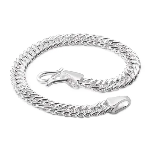 CHAOHONGJI Foot Silver 990 Bracelets Men's