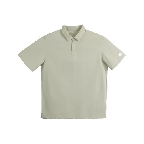 PUSH HZC Polo Shirt Men's Beige Gray