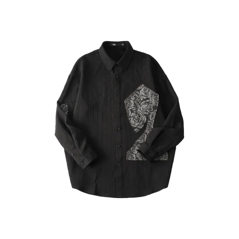 Pin Li Shirts Men Black-0