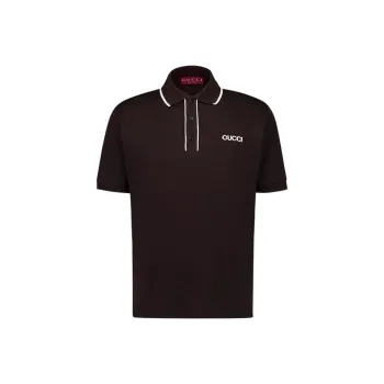 GUCCI Logo patch Polo Shirt