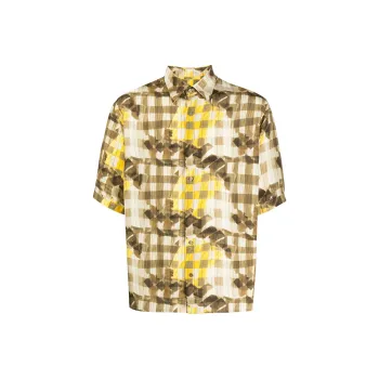 FENDI Shirts Men Yellow