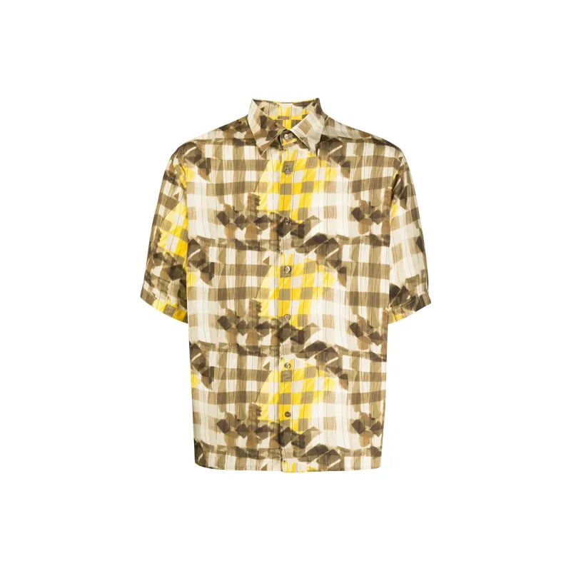 FENDI Shirts Men Yellow-0