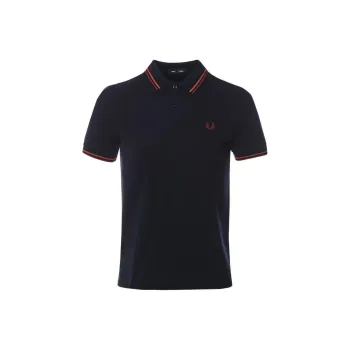 FRED PERRY Polo Shirt Men's Marine Blue