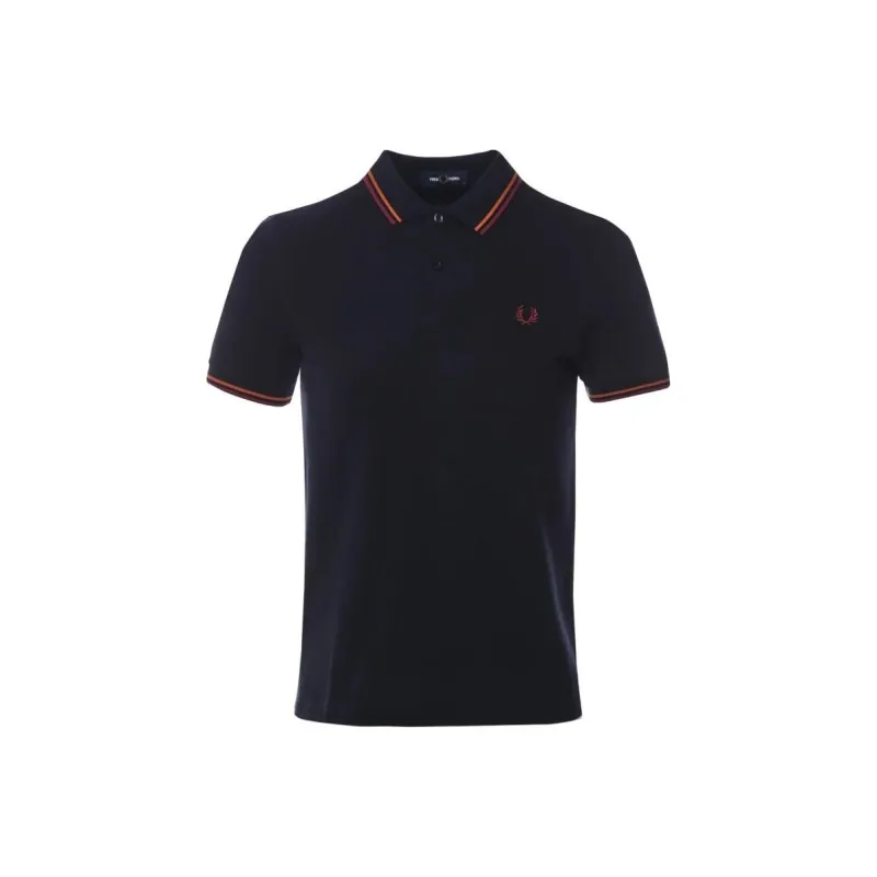 FRED PERRY Polo Shirt Men's Marine Blue-0