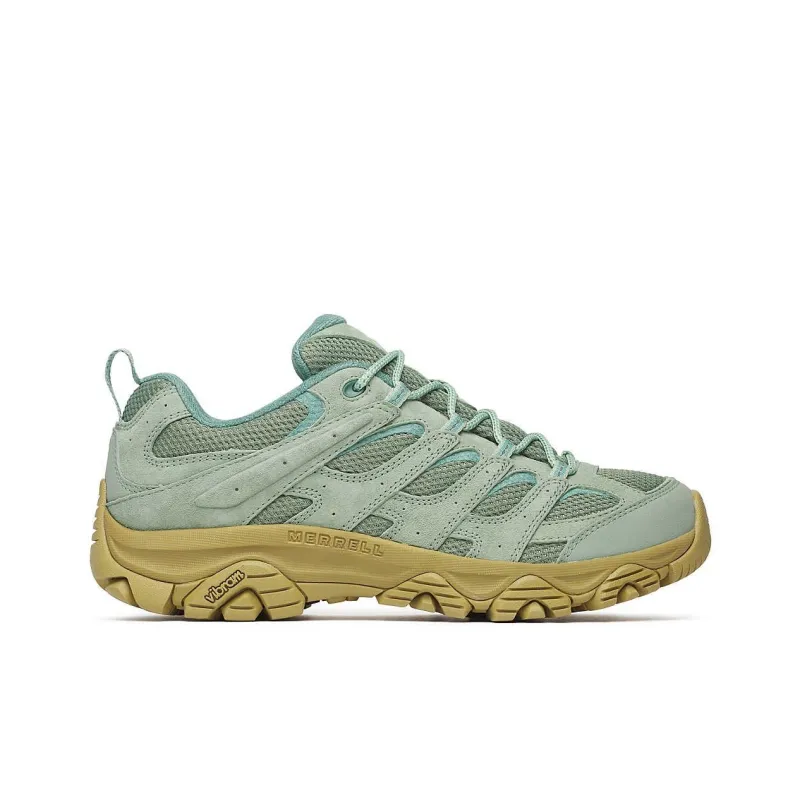 MERRELL MOAB 3 Slip Resistant, Abrasion Resistant, Breathable Low Top Hiking Shoes Men's Gray Green-1