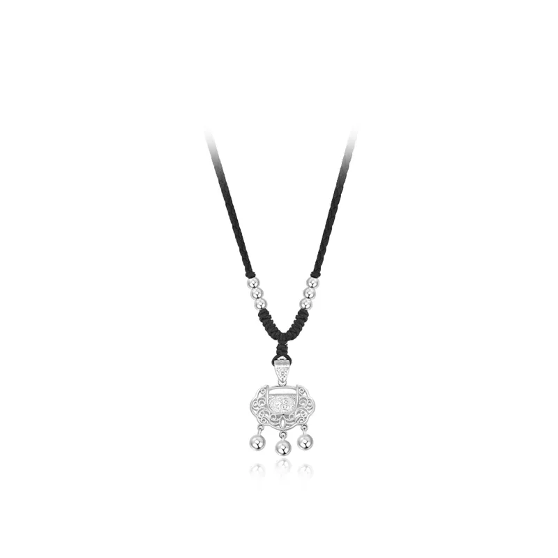 FBRUE 999 Fine Silver Necklaces Unisex-0
