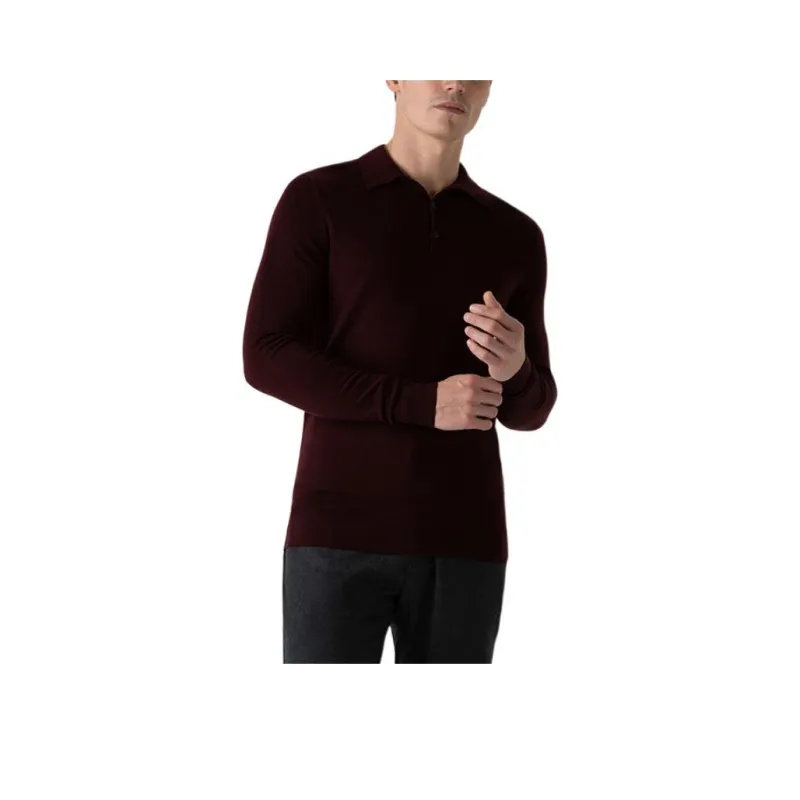 SUNSPEL FW23 Polo Shirt Men's Maroon-0