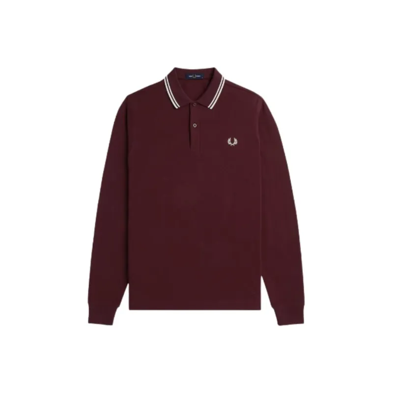 FRED PERRY FW24 Polo Shirt Men's Burgundy-0
