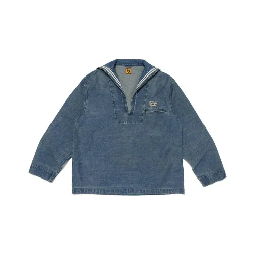 HUMAN MADE Denim Series Shirts Unisex Blue
