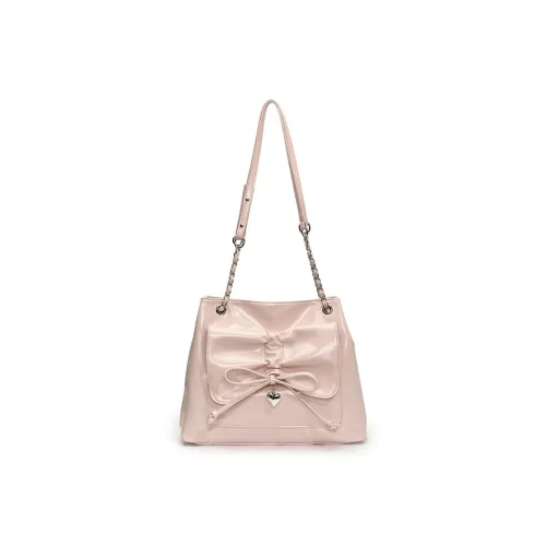 XIANGSU PU Underarm Tote Shoulder Bag Women's Pink/White/Black
