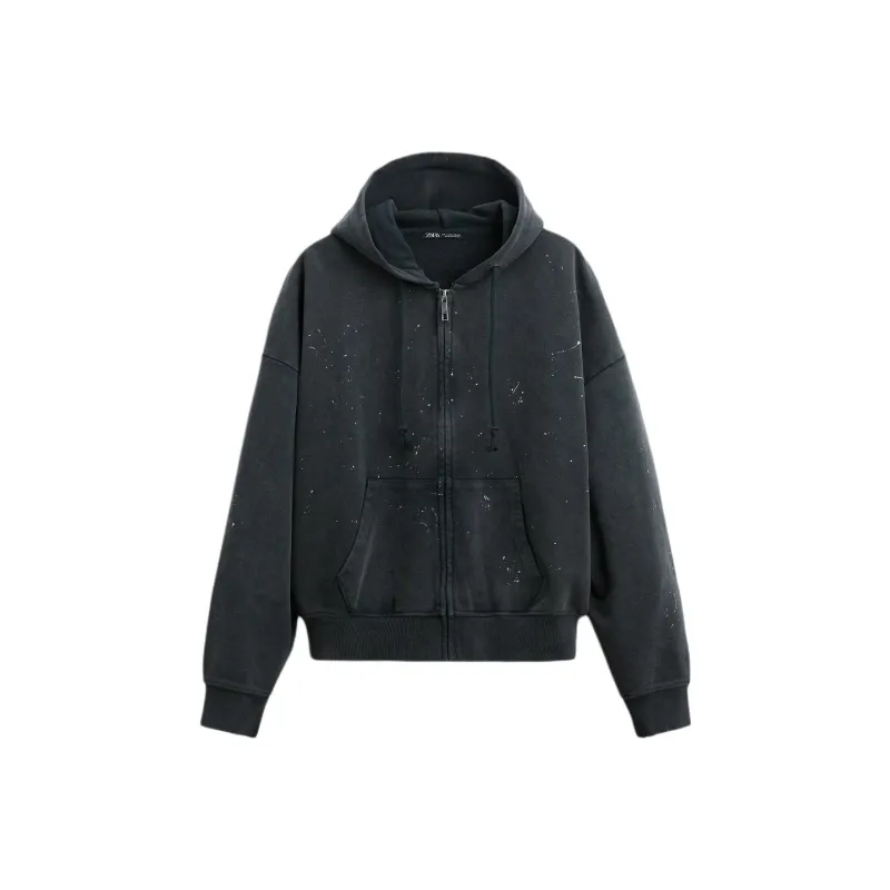 ZARA Sweatshirt Men's Deep Anthracite-0
