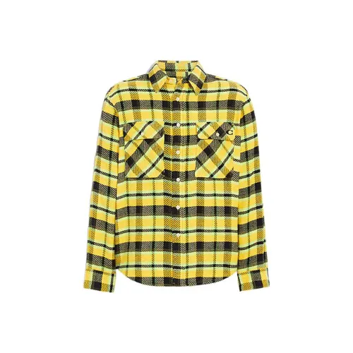 COACH Shirts Men Yellow