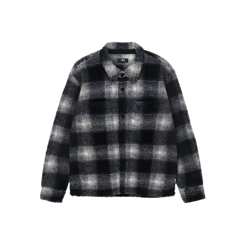 Stussy Plaid Sherpa Shirt-0