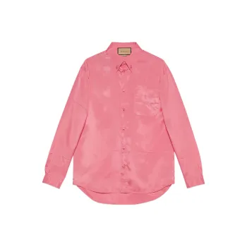 GUCCI Chinese New Year Shirts Men Pink