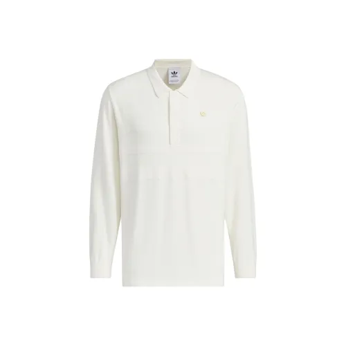 Adidas Originals FW24 PREMIUM LONG SLEEVE POLO SHIRT Polo Shirt Men
s Jade White