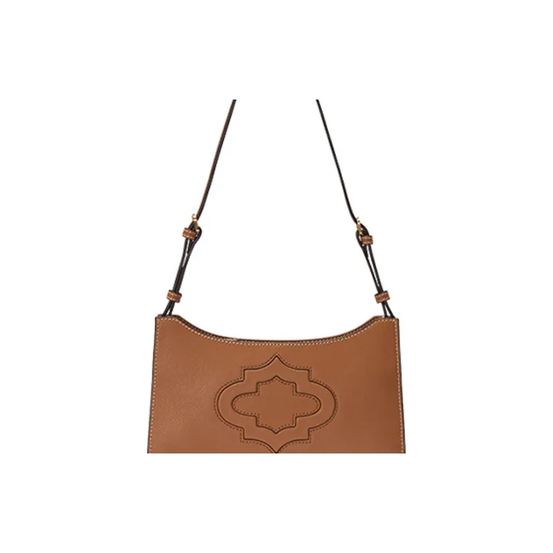 ORYANY Cow Leather Crossbody Bag Shoulder Bag Women's Sandy Brown-3