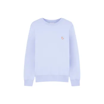 Maison Kitsune Chillax Fox Patch Crewneck Sweatshirt