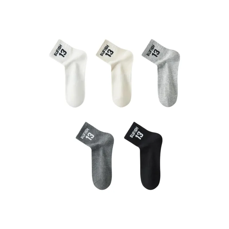 Temooues Mid Calf Socks Men's Combo Set-13