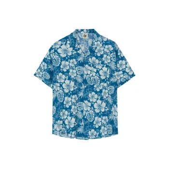 SURFCUZ Shirt Men's Peacock Blue
