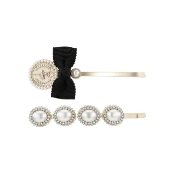 RiotLILY Artificial Pearl Hair Clips Women's