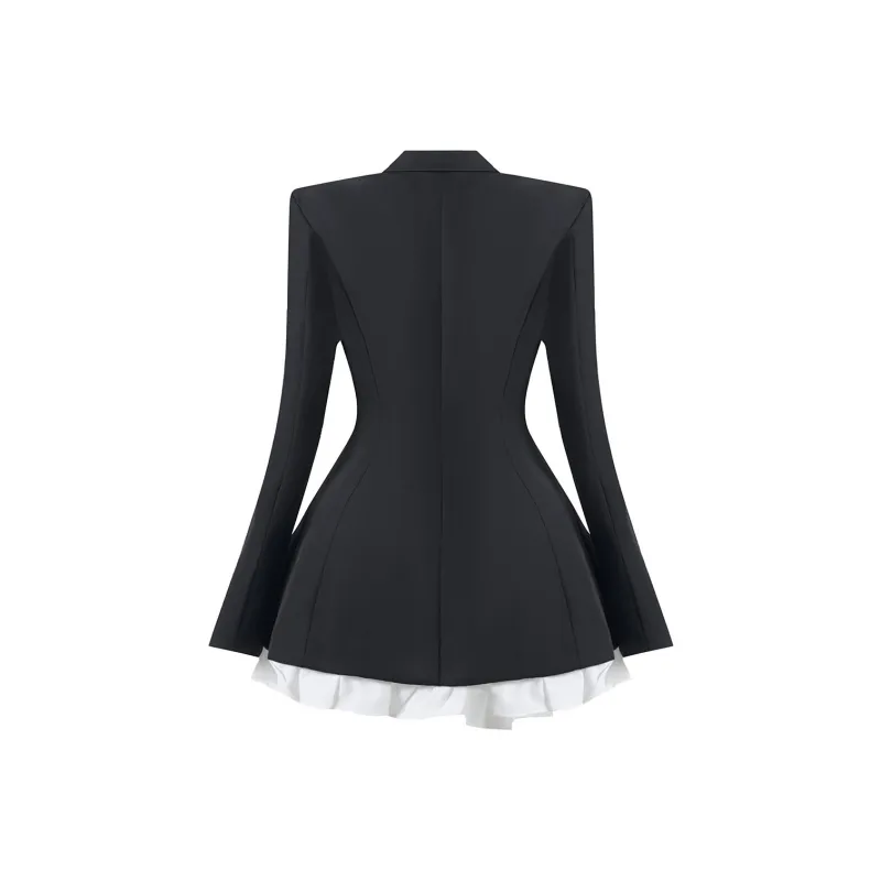 FOASIS Long Sleeved Dress Women's Black-2