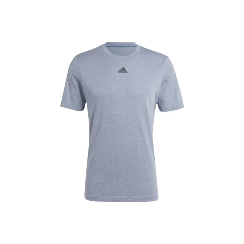 Adidas T Shirt Men's Blue Gray Mel-0