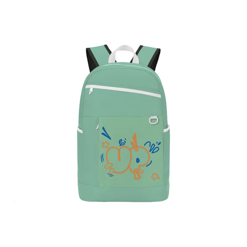 TURN UP Polyester Students Backpack Regular Unisex Multicolor-15
