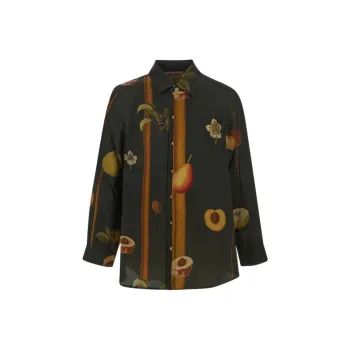 UMA WANG Graphic-print Button-up Shirt