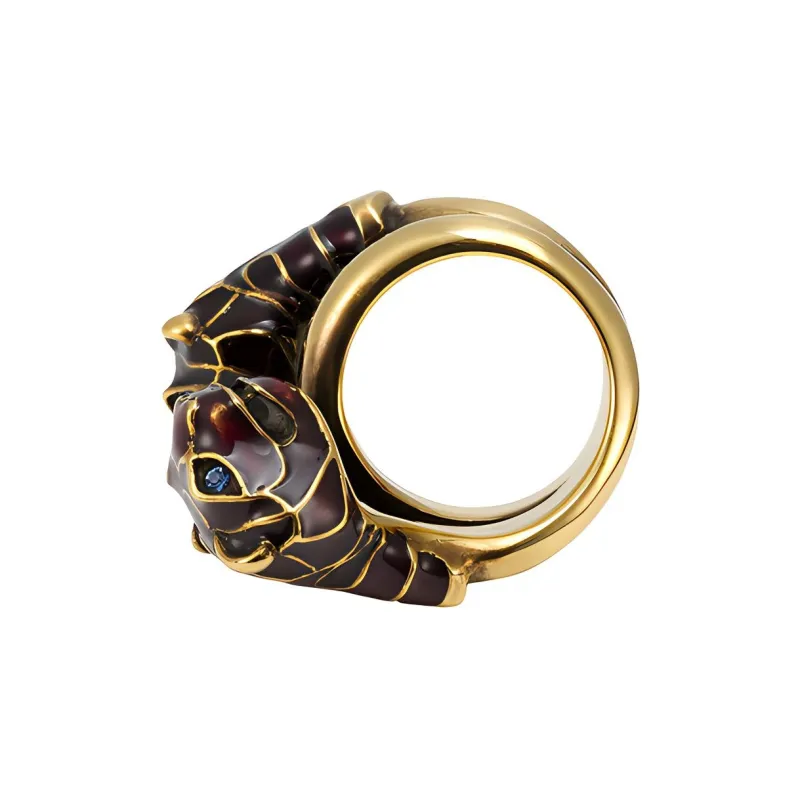 GUCCI Artificial Crystal Rings Unisex-3
