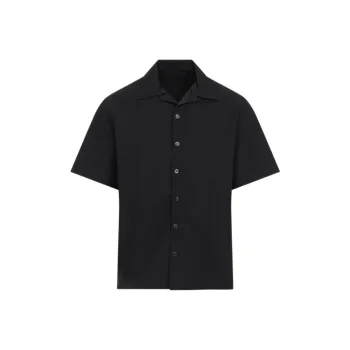 PRADA Short Sleeved Buttoned Bowling Shirt
