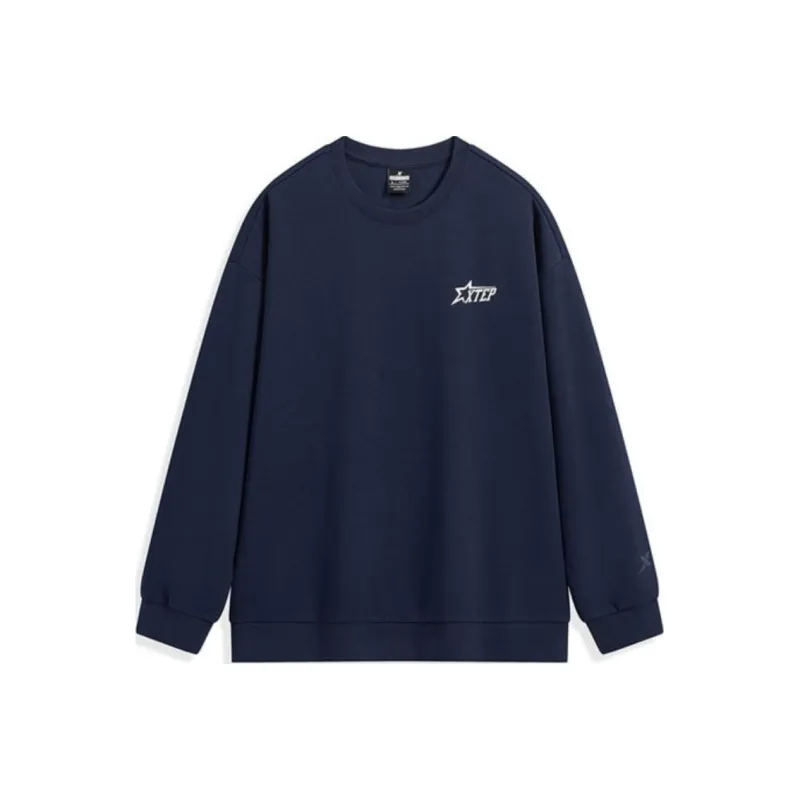 XTEP Sweatshirt Unisex Observing The Cosmos Blue-0
